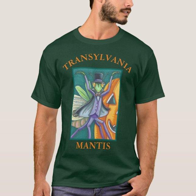 VAMPIRE TRANSYLVANIA MANTIS HALLOWEEN T-SHIRT (Devant)
