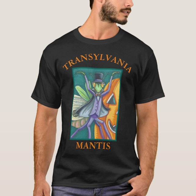 VAMPIRE TRANSYLVANIA MANTIS HALLOWEEN T-SHIRT (Devant)