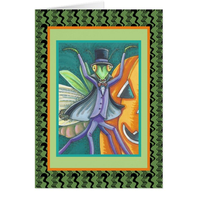 VAMPIRE TRANSYLVANIA MANTIS HALLOWEWEEN CARTE VERS (Devant)