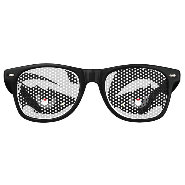 Vampire Yeux Lunettes de soleil Fun Zombie Costume (Devant)