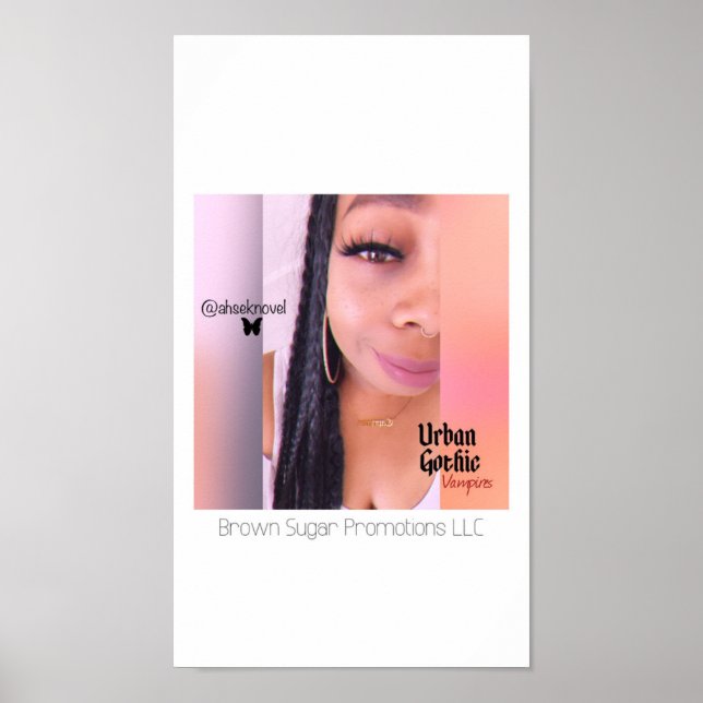 Vampires gothiques urbains Ahsek Novel Poster 1 (Devant)