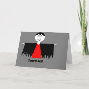 "Vampires Suck !" Carte d'anniversaire