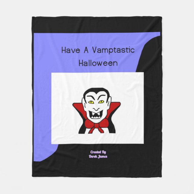 Vamptastic Halloween Couverture en polaire moyenne (Devant)