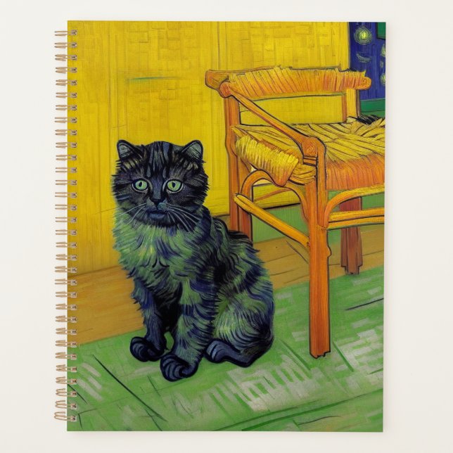 Van Gogh Black Cat (Devant)