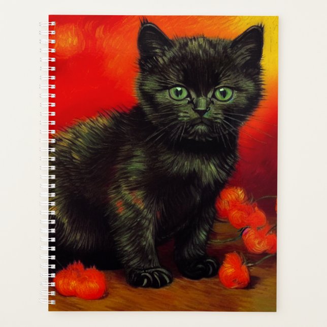 Van Gogh Black Kitten (Devant)
