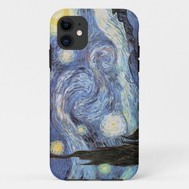 Van gogh coque iphone Starry Night Impressionniste (Dos)