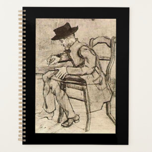 Van Gogh - Homme Écrivant, Face À Gauche,