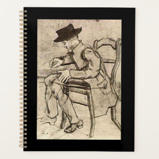 Van Gogh - Homme Écrivant, Face À Gauche,