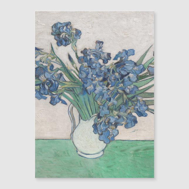 Van Gogh Iris Vase Peinture Impressionnisme (Devant)