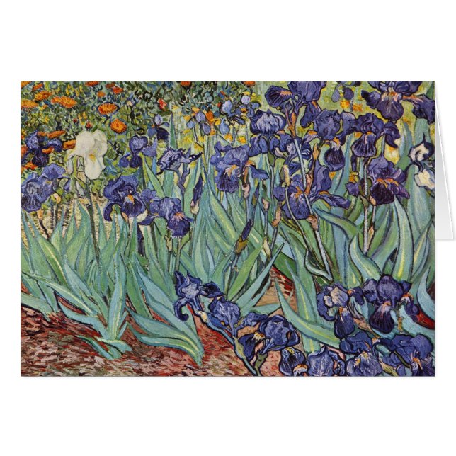 Van Gogh Irises Peinture impressionniste (Devant horizontal)