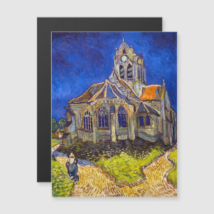 Van Gogh - L'église à la carte magnétique Auvers