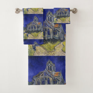 Van Gogh L'église d'Auvers-sur-Oise ciel bleu Art