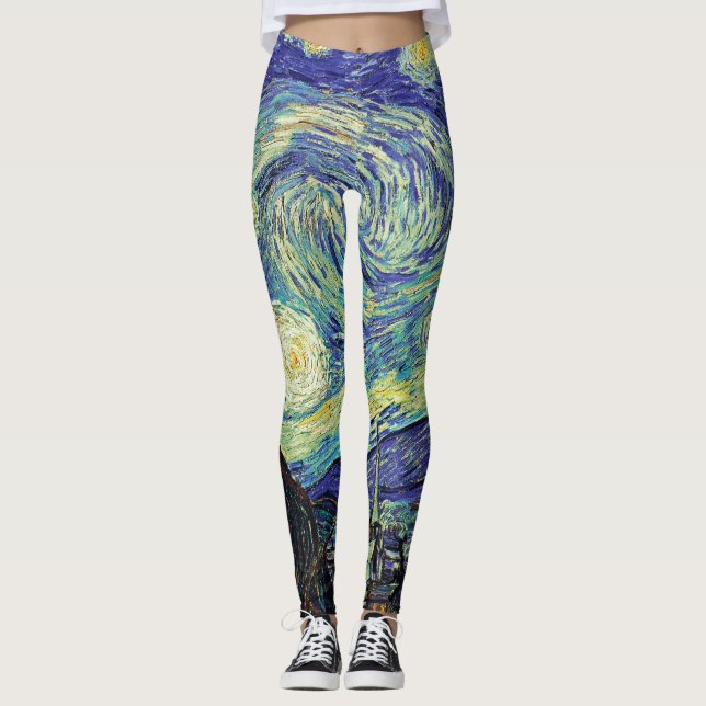 Van Gogh Les Leggings De Nuit Starry (Devant)