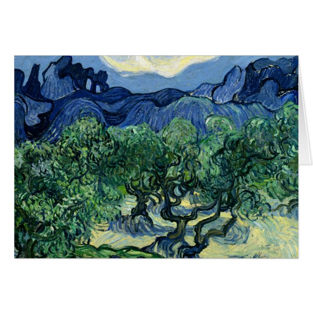 Van Gogh Les Oliviers Paysage Peinture (Devant horizontal)
