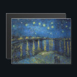 Van Gogh - Nuit étoilée / Carte magnétique du Rhôn<br><div class="desc">Nuit étoilée sur le Rhône / Nuit étoilée sur le Rhône - Vincent van Gogh,  Huile sur toile,  1888,  Arles</div>