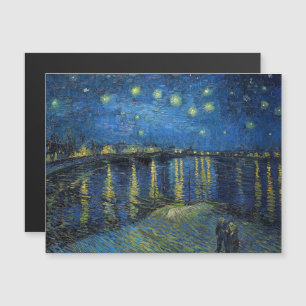 Van Gogh - Nuit étoilée / Carte magnétique du Rhôn