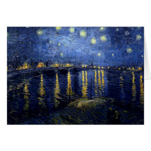 Van Gogh Nuit étoilée sur Rhône
