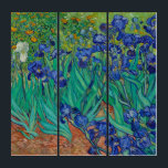 Van Gogh Purple Irises Floral<br><div class="desc">Vincent Van Gogh (30 mars 1853 - 29 juillet 1890) était un peintre postimpressionniste hollandais influent.  Cette oeuvre s'appelle Irises.</div>