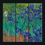 Van Gogh Purple Irises Floral<br><div class="desc">Vincent Van Gogh (30 mars 1853 - 29 juillet 1890) était un peintre postimpressionniste hollandais influent. Cette oeuvre s'appelle Irises.</div>