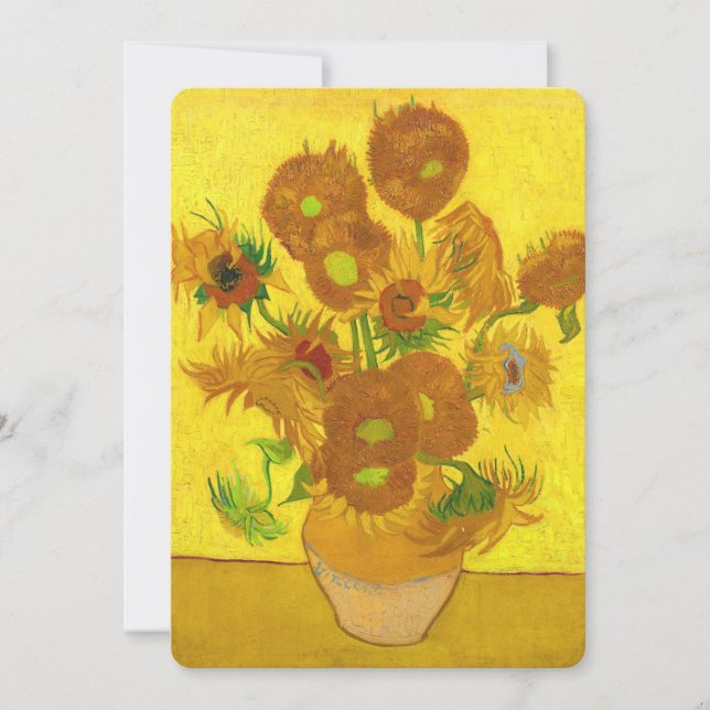 Van Gogh Quinze Tournesols Dans Un Vase Art (Devant)