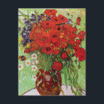 Van Gogh Red Poppies and Daisies Invitations<br><div class="desc">Van Gogh Red Poppies et Daises invitation. Peinture à l'huile sur toile de 1890. Un tableau de fleurs coloré de Van Gogh, bien qu’il ne soit pas aussi célèbre que son célèbre vase de tournesols, cette oeuvre représente une autre entrée charmante dans le vaste catalogue de natures mortes florales de...</div>