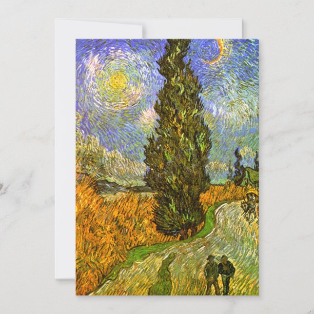 Van Gogh : Route avec Cypress et Star (Devant)