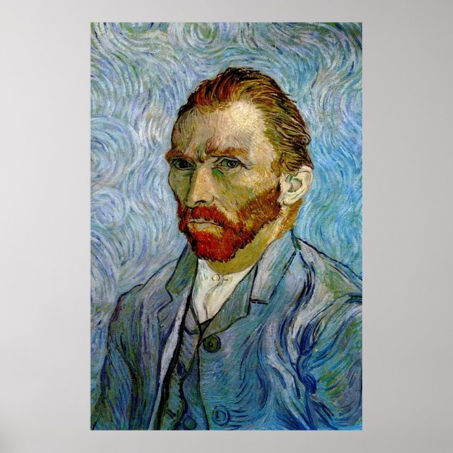 Van Gogh Self Portrait Poster (Devant)