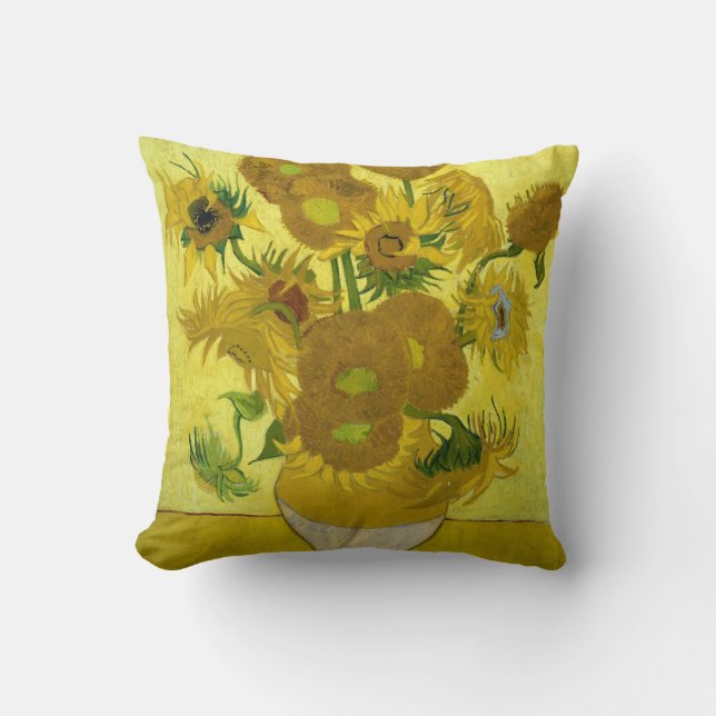 Van Gogh Sunflowers Coussin (Recto)