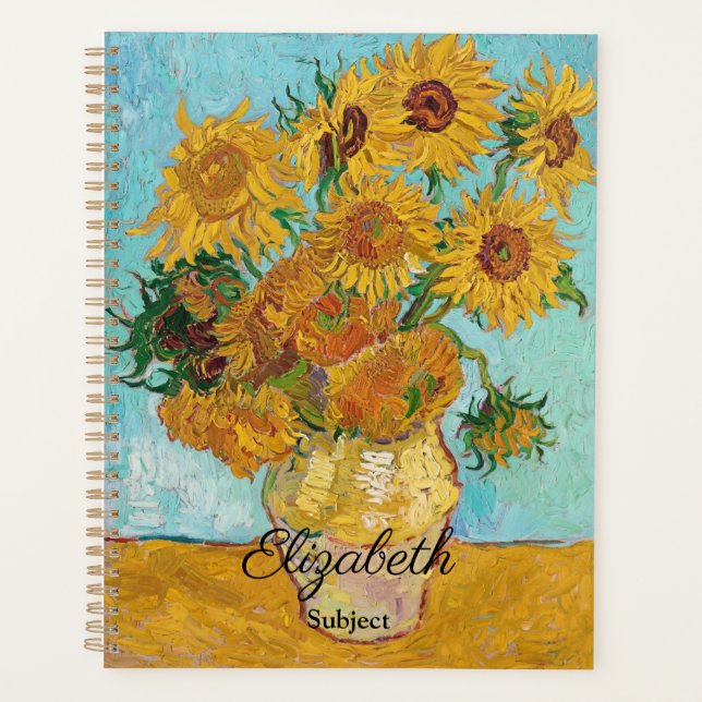 Van Gogh Sunflowers Yellow Flowers  Floral  (Devant)