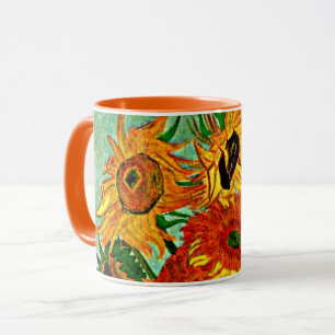 Van Gogh - Tournesols 12 Mug Café Deux Tons