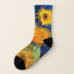 Van Gogh - Tournesols - Chaussettes d'art<br><div class="desc">Van Gogh - Tournesols - Chaussettes d'art</div>