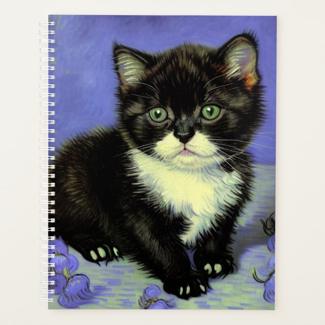 Van Gogh Tuxedo Kitten (Devant)