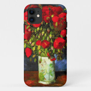 Van Gogh Vase Avec coque iphone Red Poppies
