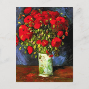 Van Gogh Vase Avec Red Poppies Carte Postale