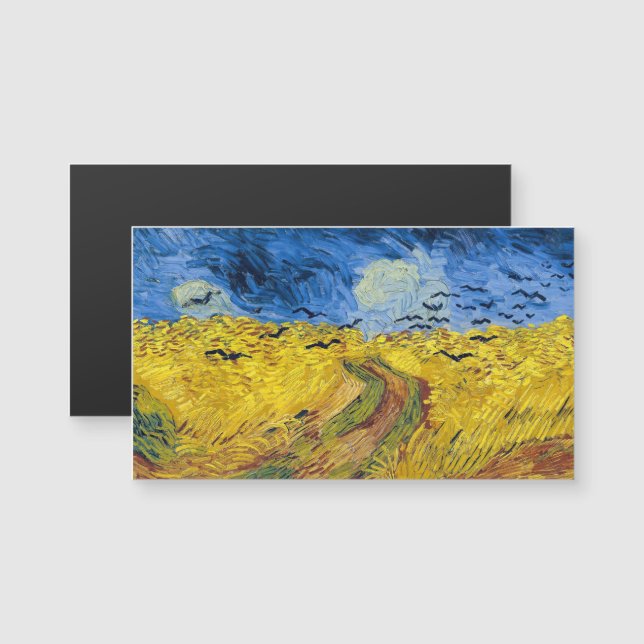 Van Gogh - Wheatfield with Crows Magazine Card (Devant / Derrière)