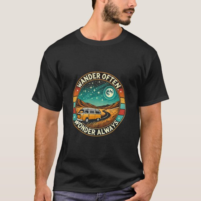 "Van Life Adventure T-Shirt - Explorez le monde (Devant)