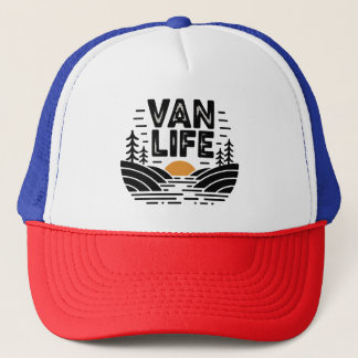 Van Life Retro Sunset Nature Sunset Casquette