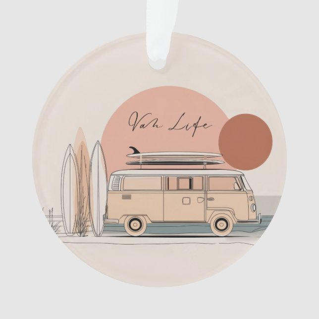 Van Life Surf Van – Rétro Esthétique de Camionnett (devant)
