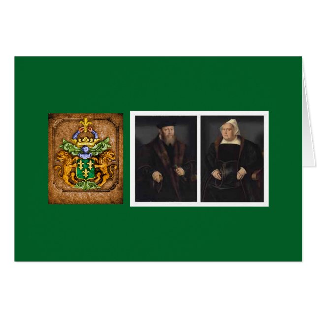 Van Westervelt Family circa 1550 portraits (Devant horizontal)