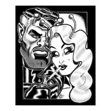 Vana and Rocco/Film Noir Poster