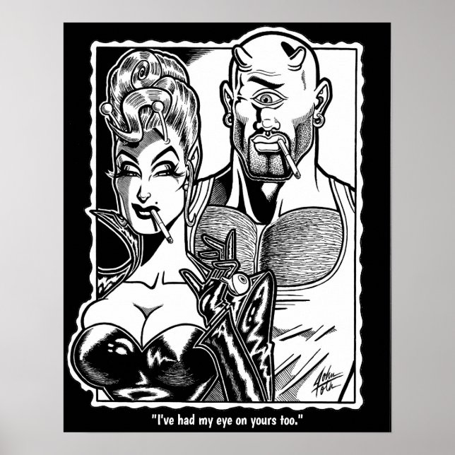 Vana DeVinyl™/Eyeballs Poster (Devant)