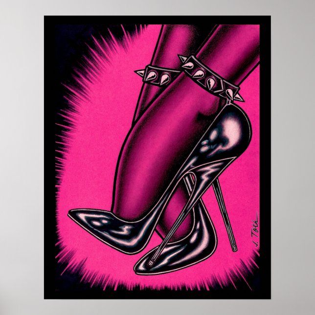 Vana DeVinyl™/Spike Heels Poster (Devant)