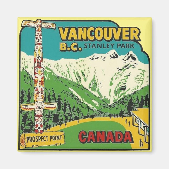 Vancouver B.C. Magnet (Devant)