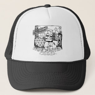 Vancouver BC Casquette Cartes et Casquettes de cam
