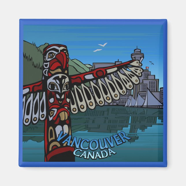 Vancouver BC Souvenir Magnets Vancouver Cadeaux (Devant)