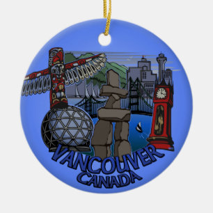 Vancouver Canada Ornement Souvenirs personnalisés