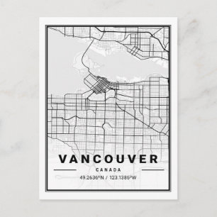Vancouver (Colombie-Britannique) Carte des villes