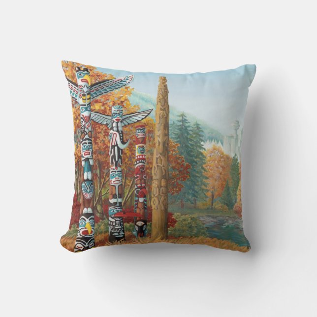 Vancouver Souvenir Coussin Vancouver Cadeau de mar (Recto)