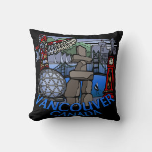 Vancouver Souvenir Coussin Vancouver Cadeaux emblé