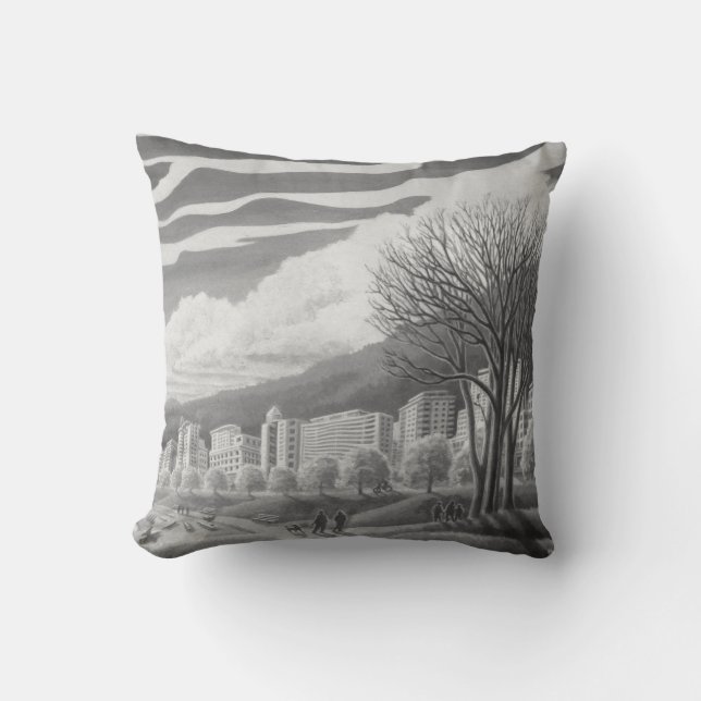Vancouver Souvenir Coussin Vancouver Landmark Cade (Recto)